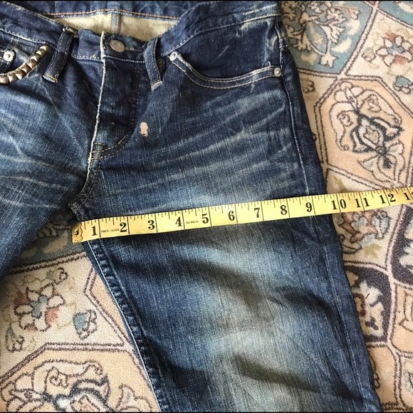 Hysteric glamour denim acid wash jeans studded - Picture 11 of 11